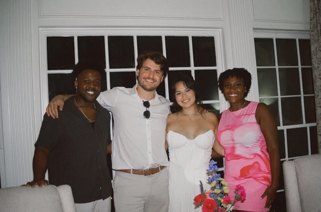 LJ Jackson with friends at an event